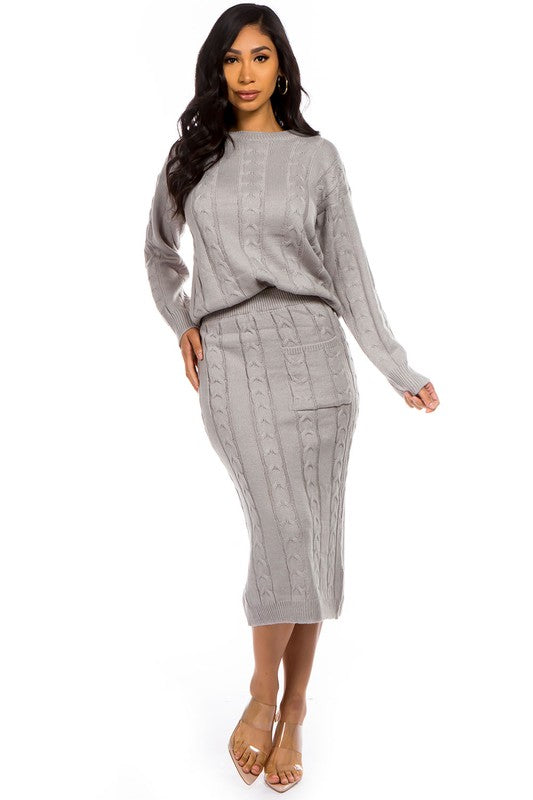 GOOD INTENTIONS SWEATER DRESS - Body By J'ne