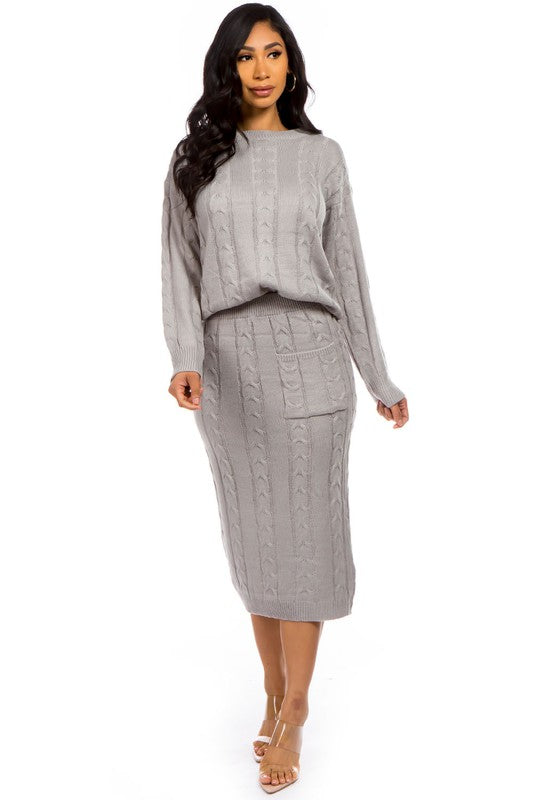 GOOD INTENTIONS SWEATER DRESS - Body By J'ne