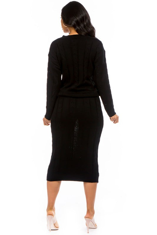 GOOD INTENTIONS SWEATER DRESS - Body By J'ne