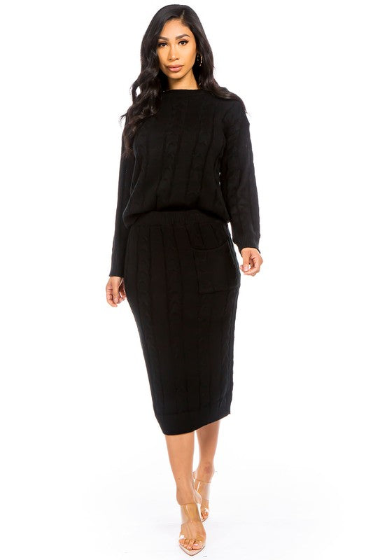 GOOD INTENTIONS SWEATER DRESS - Body By J'ne