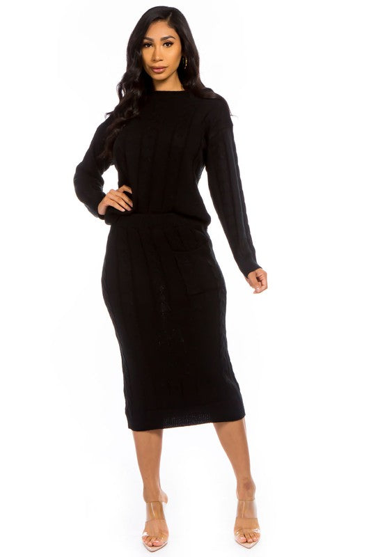 GOOD INTENTIONS SWEATER DRESS - Body By J'ne