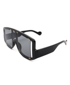 Square Oversize Shield Fashion Visor Sunglasses