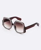 Crystal Pave Iconic Oversize Sunglassses