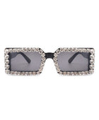 Diamond Rhinestone Square Sunglasses