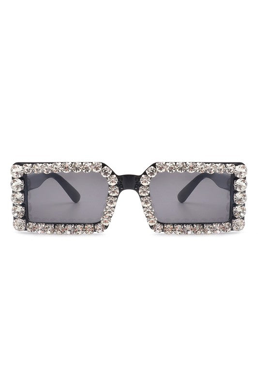 Diamond Rhinestone Square Sunglasses