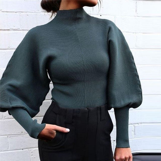 Lantern Sleeve Sweater - Body By J'ne