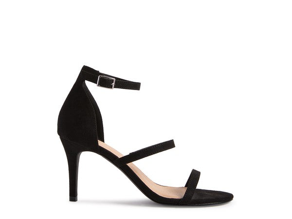 KAZAKI MID HEEL ANKLE STRAP SANDAL - Body By J'ne