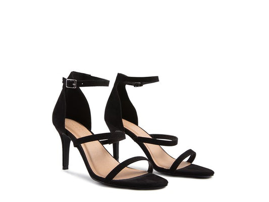 KAZAKI MID HEEL ANKLE STRAP SANDAL - Body By J'ne