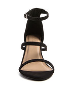 KAZAKI MID HEEL ANKLE STRAP SANDAL