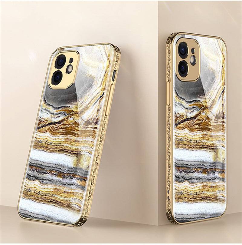 Mobile Phone Shell Embossed Electroplating Phone Case - Body By J'ne