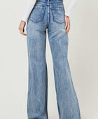 High Rise Wide Leg Jeans in a Vintage Acid Wash