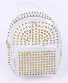 Clear Studded Iconic Backpack