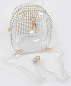 Clear Studded Iconic Backpack