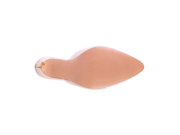 BOTTOMS UP Pointed High Heel Sandal - Body By J'ne