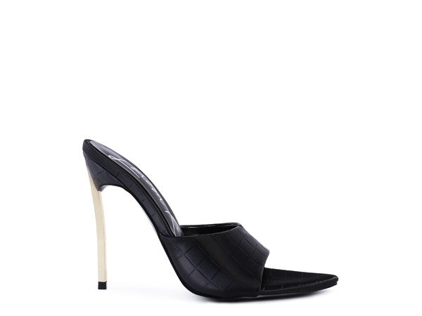 BOTTOMS UP Pointed High Heel Sandal - Body By J'ne