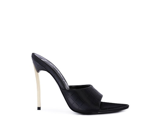 BOTTOMS UP Pointed High Heel Sandal - Body By J'ne