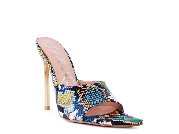 BOTTOMS UP Pointed High Heel Sandal - Body By J'ne