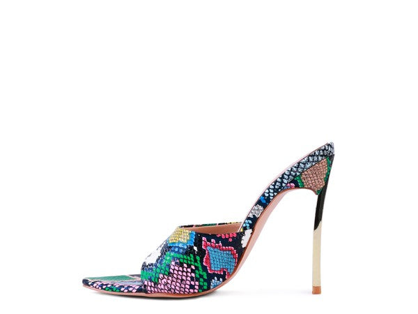 BOTTOMS UP Pointed High Heel Sandal - Body By J'ne