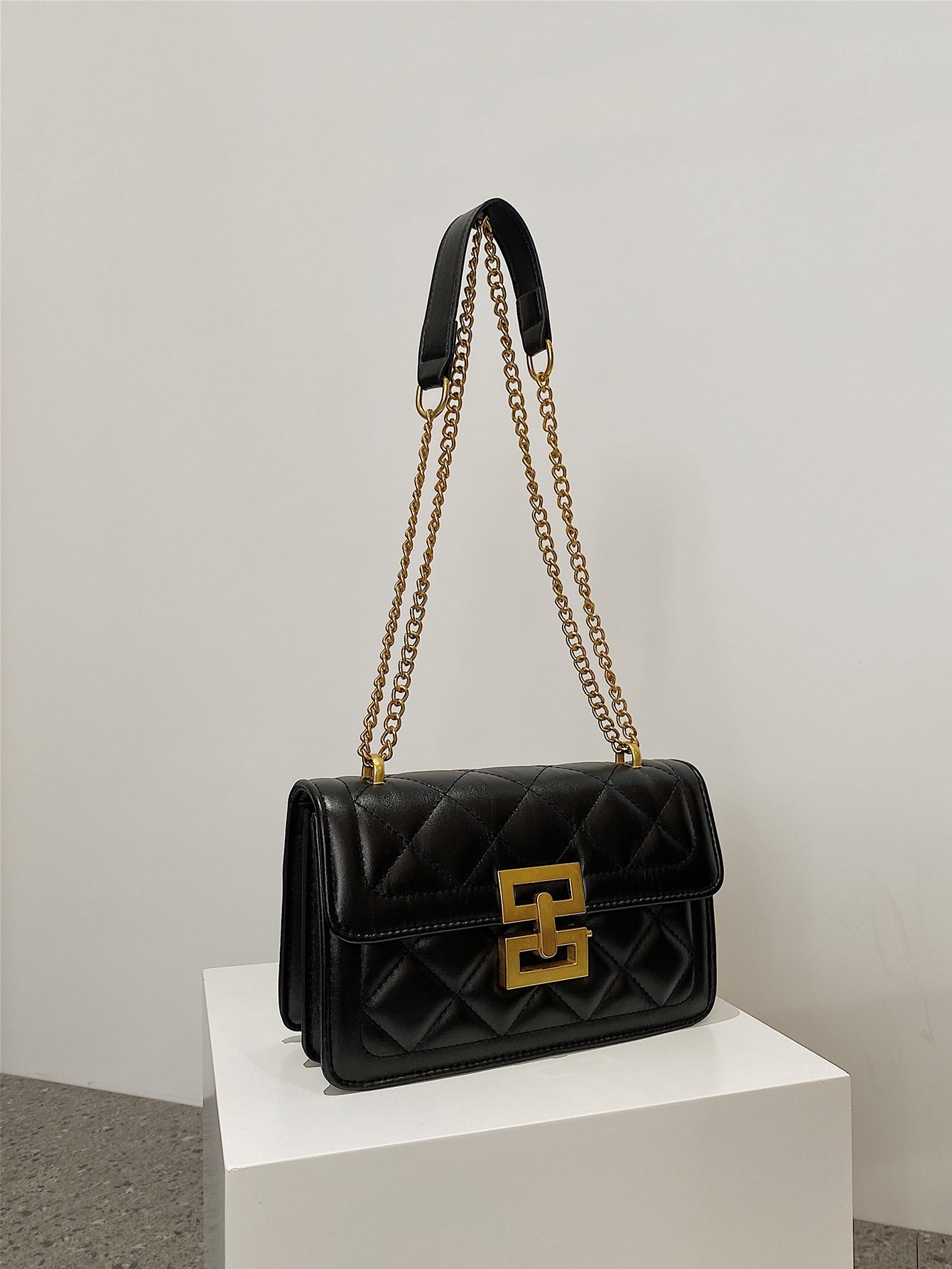 Mini Quilted Shoulder Bag - Body By J'ne