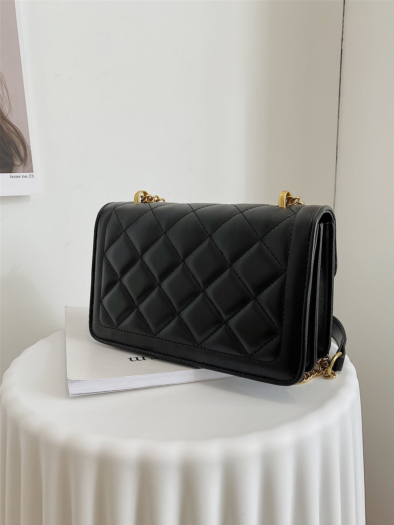 Mini Quilted Shoulder Bag - Body By J'ne