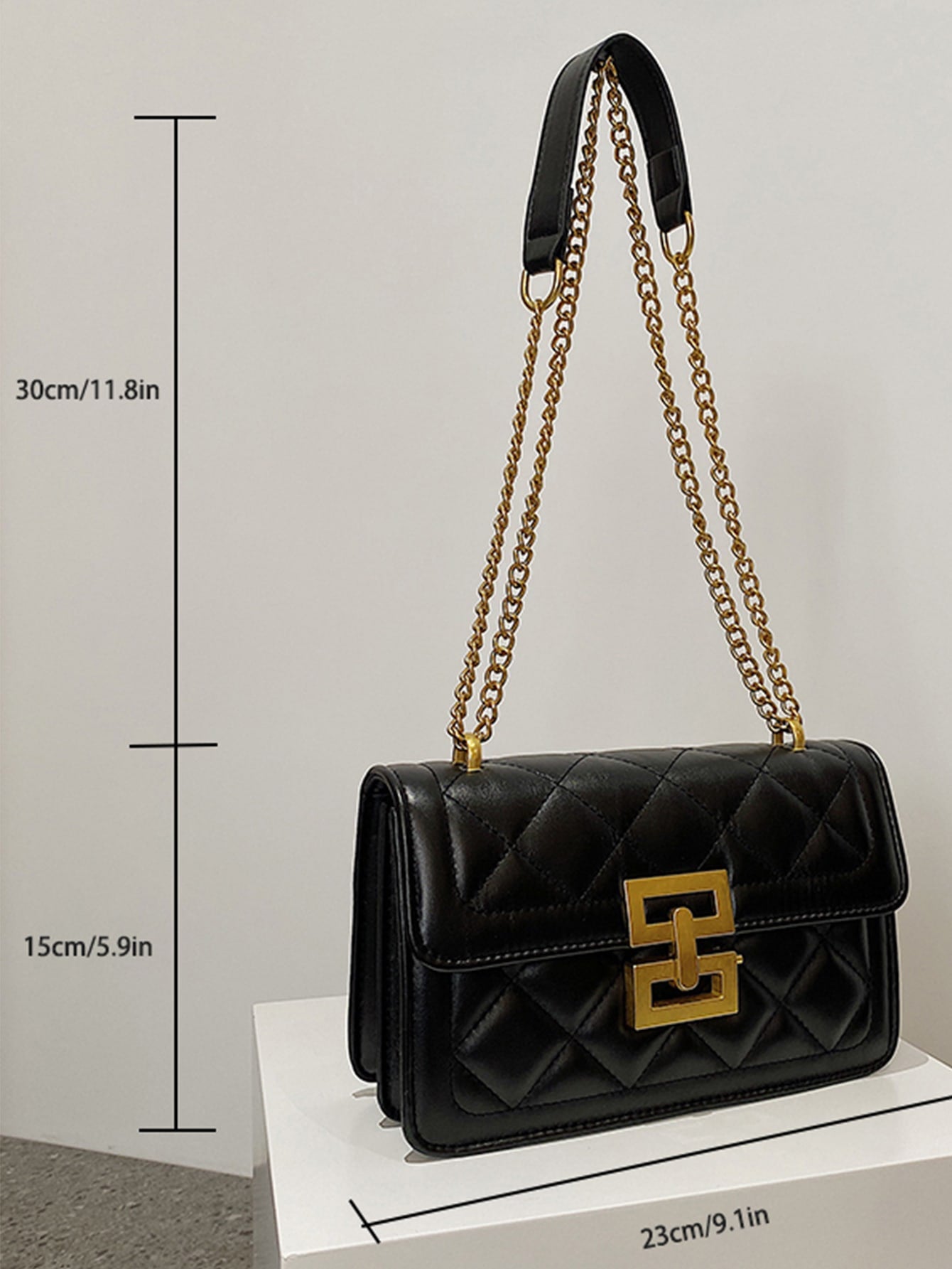 Mini Quilted Shoulder Bag - Body By J'ne