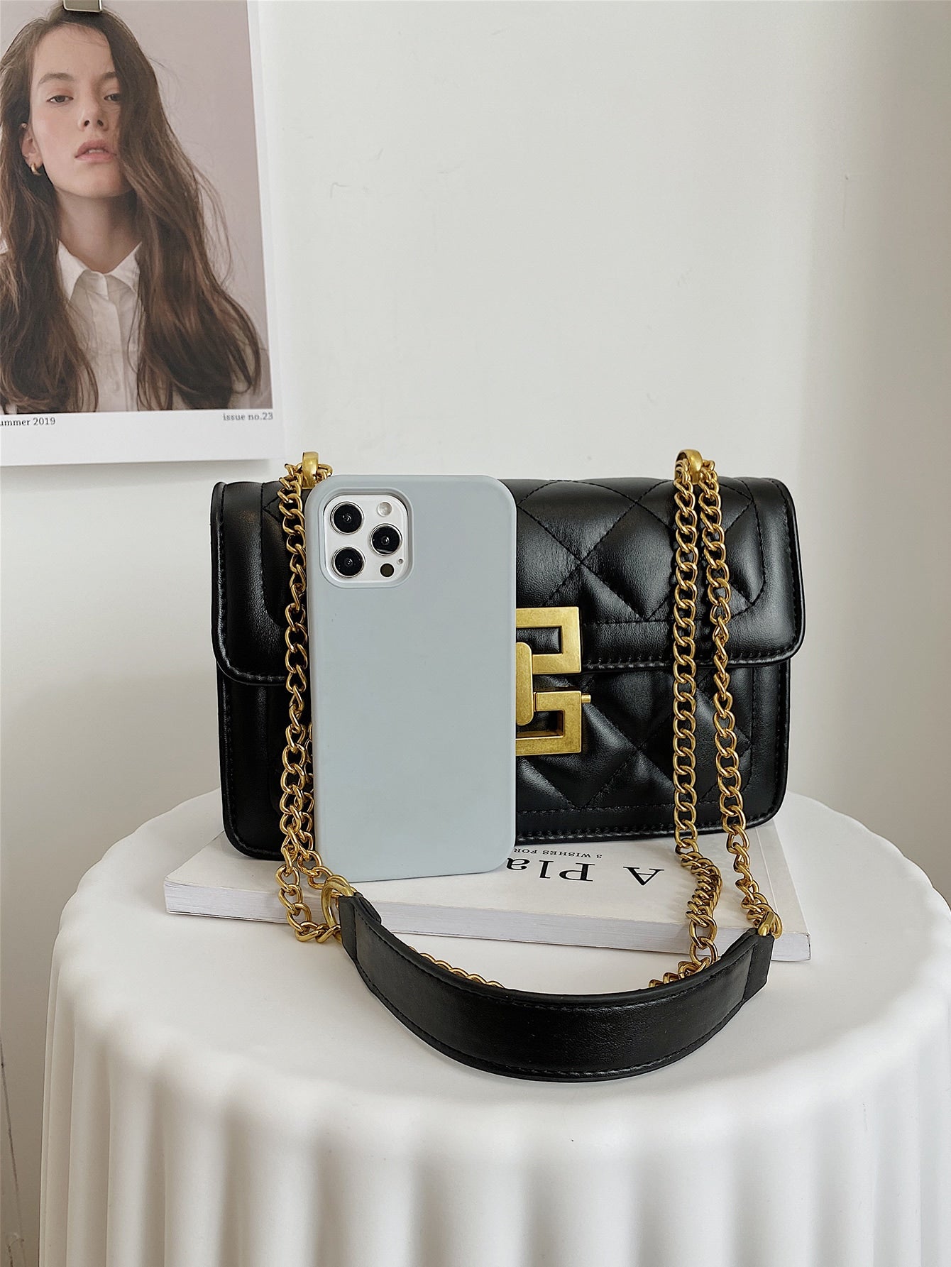 Mini Quilted Shoulder Bag - Body By J'ne