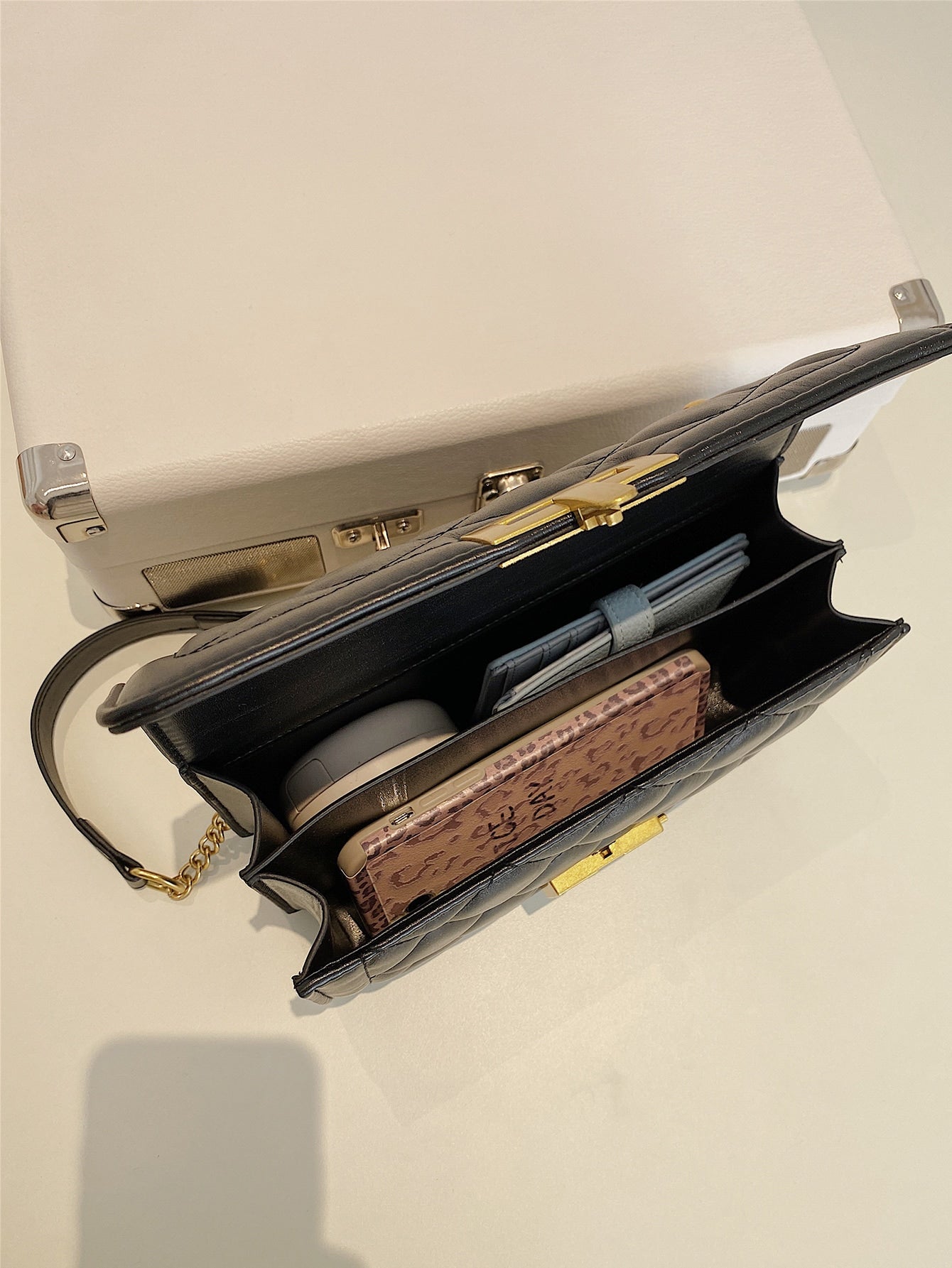 Mini Quilted Shoulder Bag - Body By J'ne