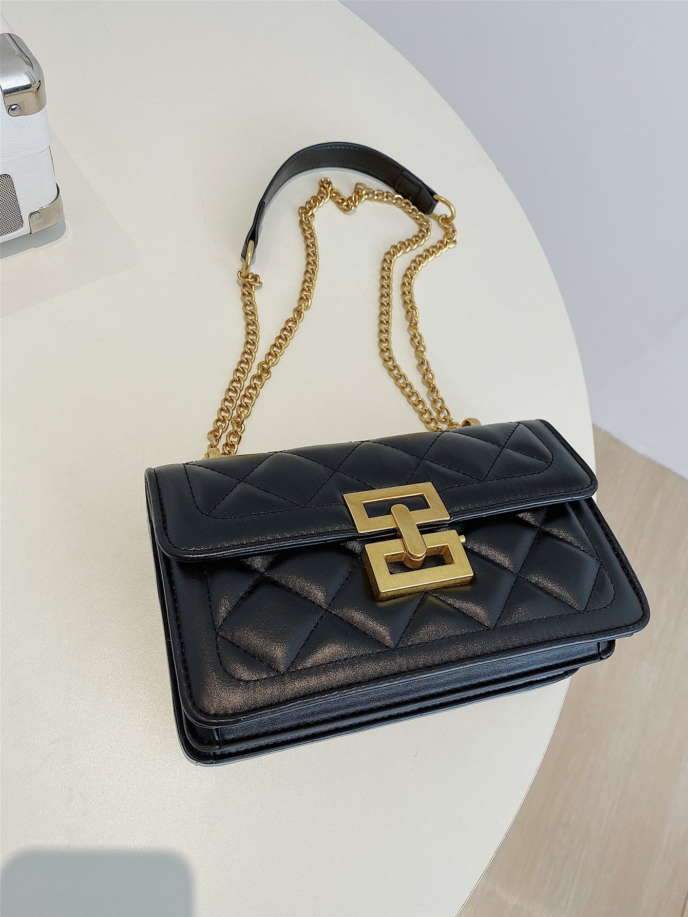 Mini Quilted Shoulder Bag - Body By J'ne