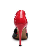 Candy Cane Patent Pu Slip On Stiletto Heels