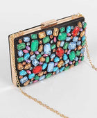 Bejeweled Crystal Iconic Box Clutch