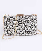 Bejeweled Crystal Iconic Box Clutch