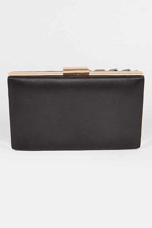 Bejeweled Crystal Iconic Box Clutch - Body By J'ne