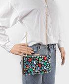 Bejeweled Crystal Iconic Box Clutch