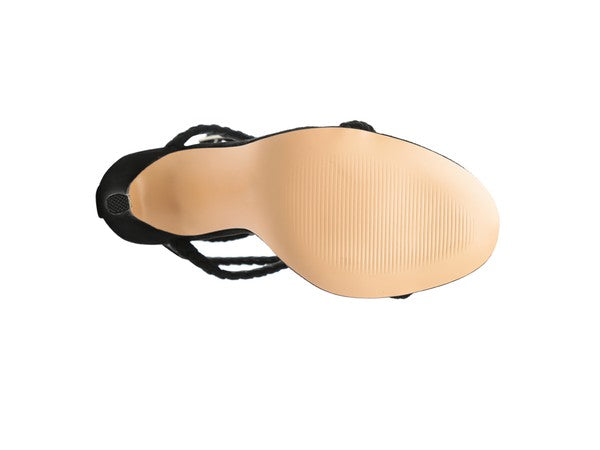 SHERRI SUEDE STILETTO SLING-BACK SANDAL - Body By J'ne