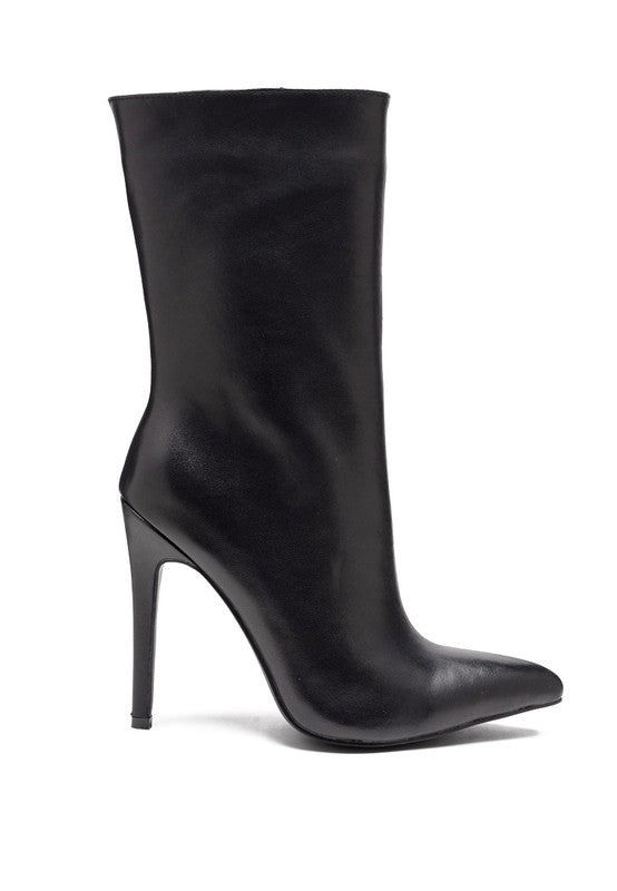 NAGINI Over Ankle Pointed Toe High Heeled Boot - Body By J'ne