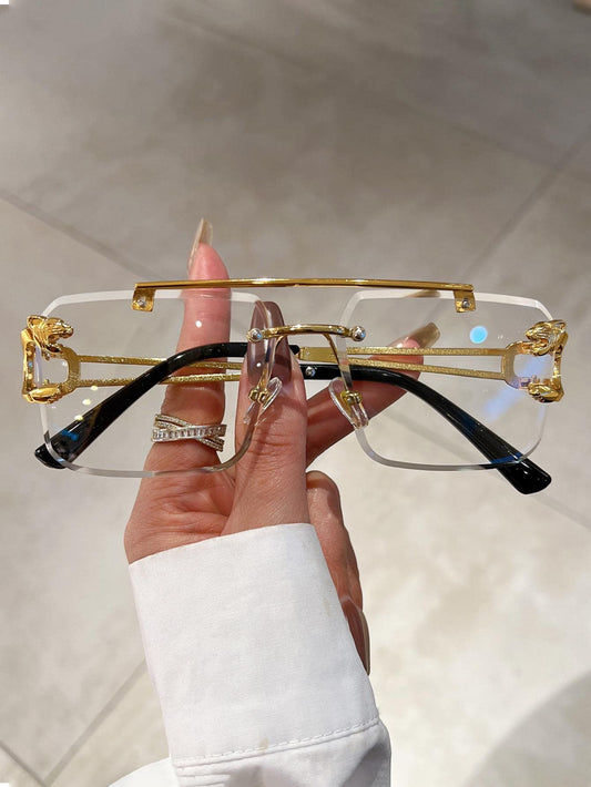 Top Bar Rimless Glasses - Body By J'ne