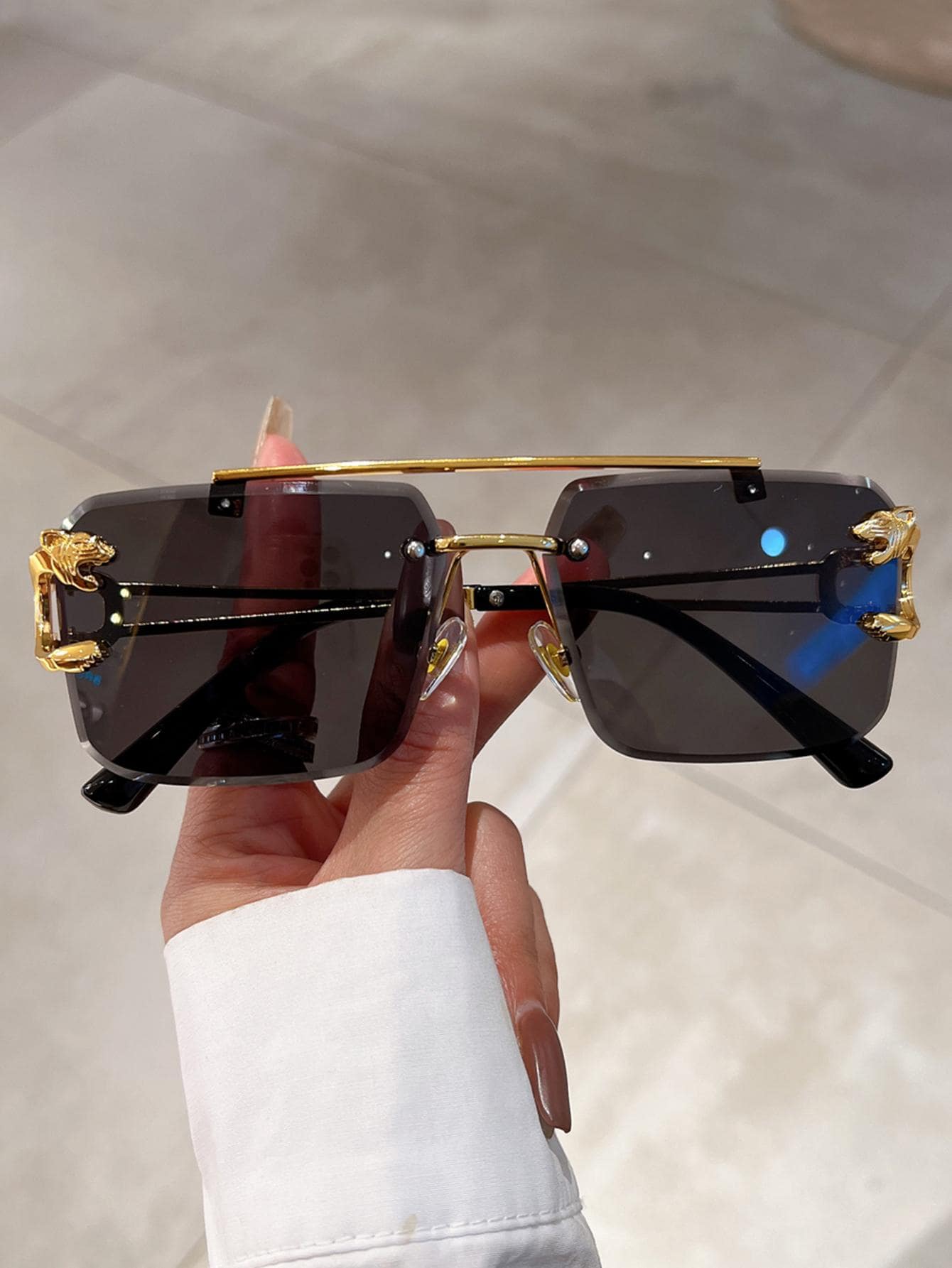 Top Bar Rimless Glasses - Body By J'ne