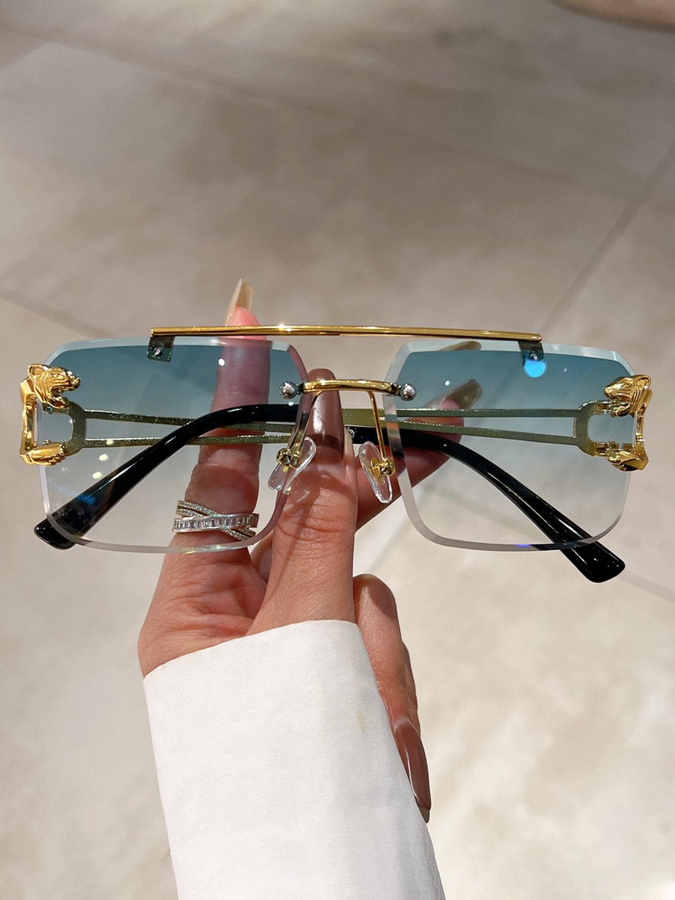 Top Bar Rimless Glasses - Body By J'ne