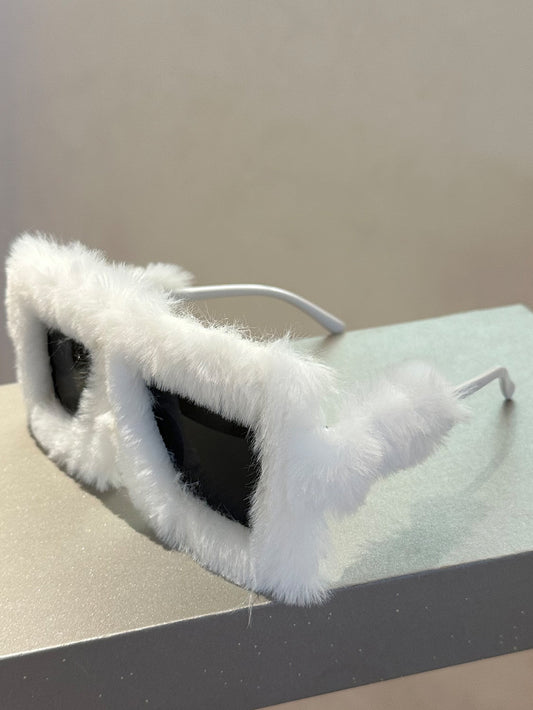 Fluffy Frame Fashion Glasses - Body By J'ne