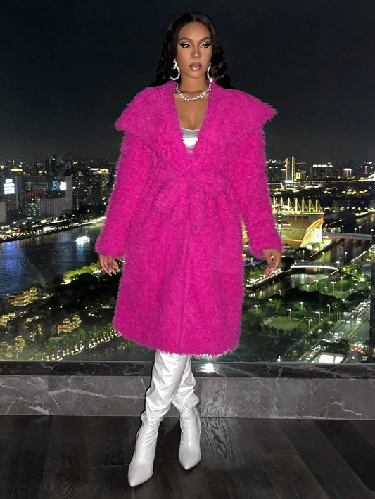 Waterfall Belted Coat - Body By J'ne