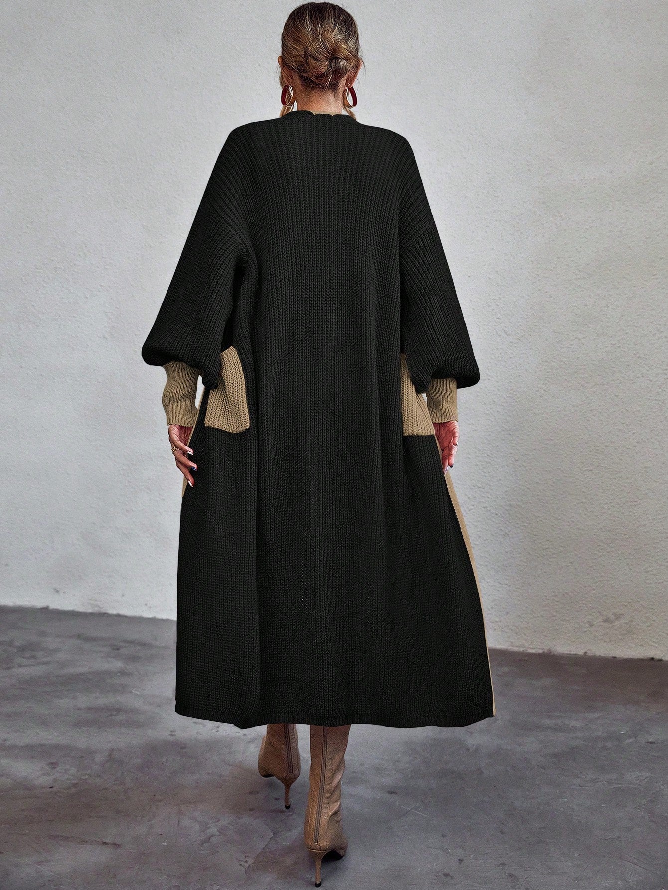 Dual Pocket Drop Shoulder Cardigan - Body By J'ne