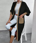 Dual Pocket Drop Shoulder Cardigan