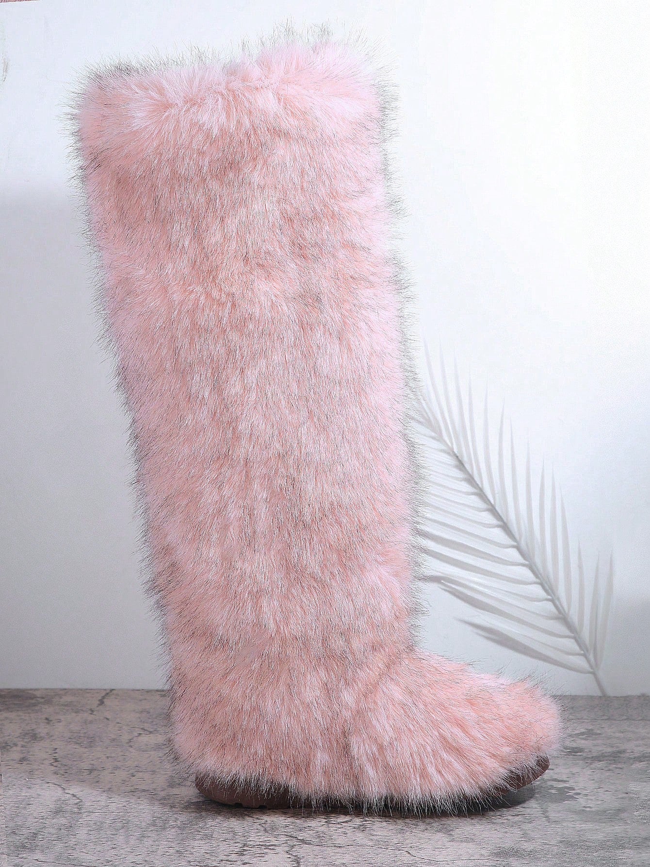Fluffy Round Toe Over The Knee - Body By J'ne