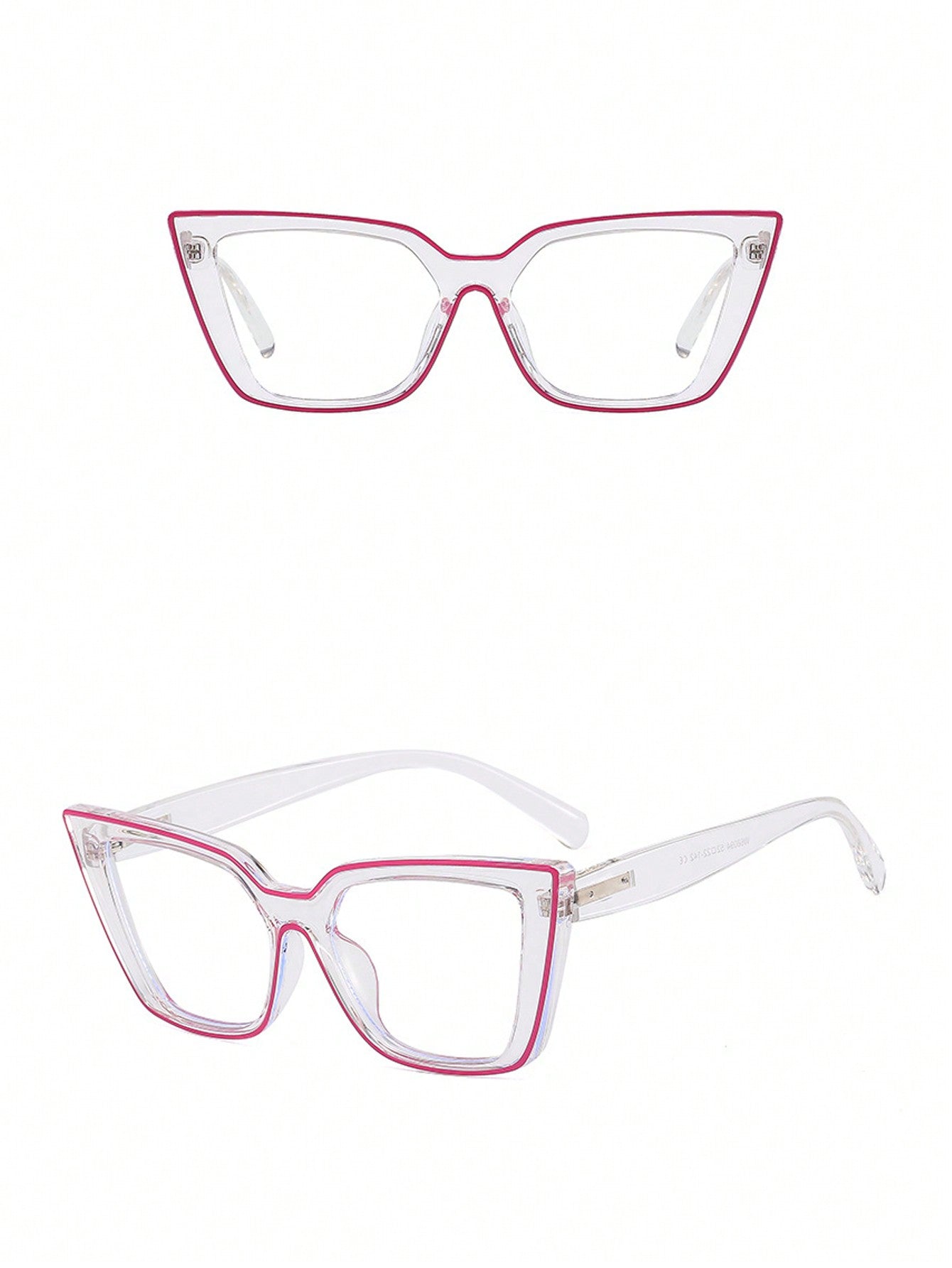 Cat Eye Transparent Minimalist Glasses