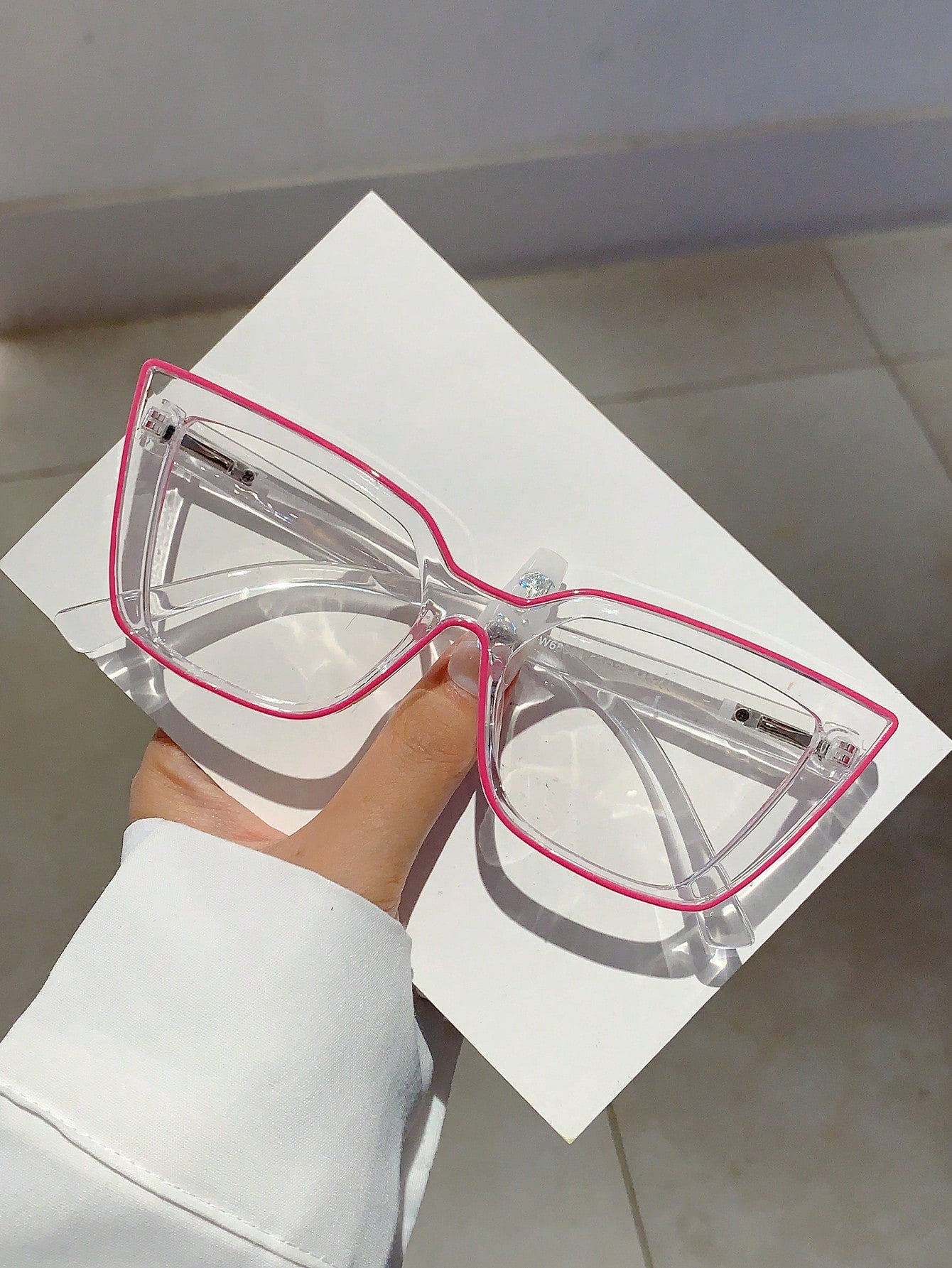 Cat Eye Transparent Minimalist Glasses