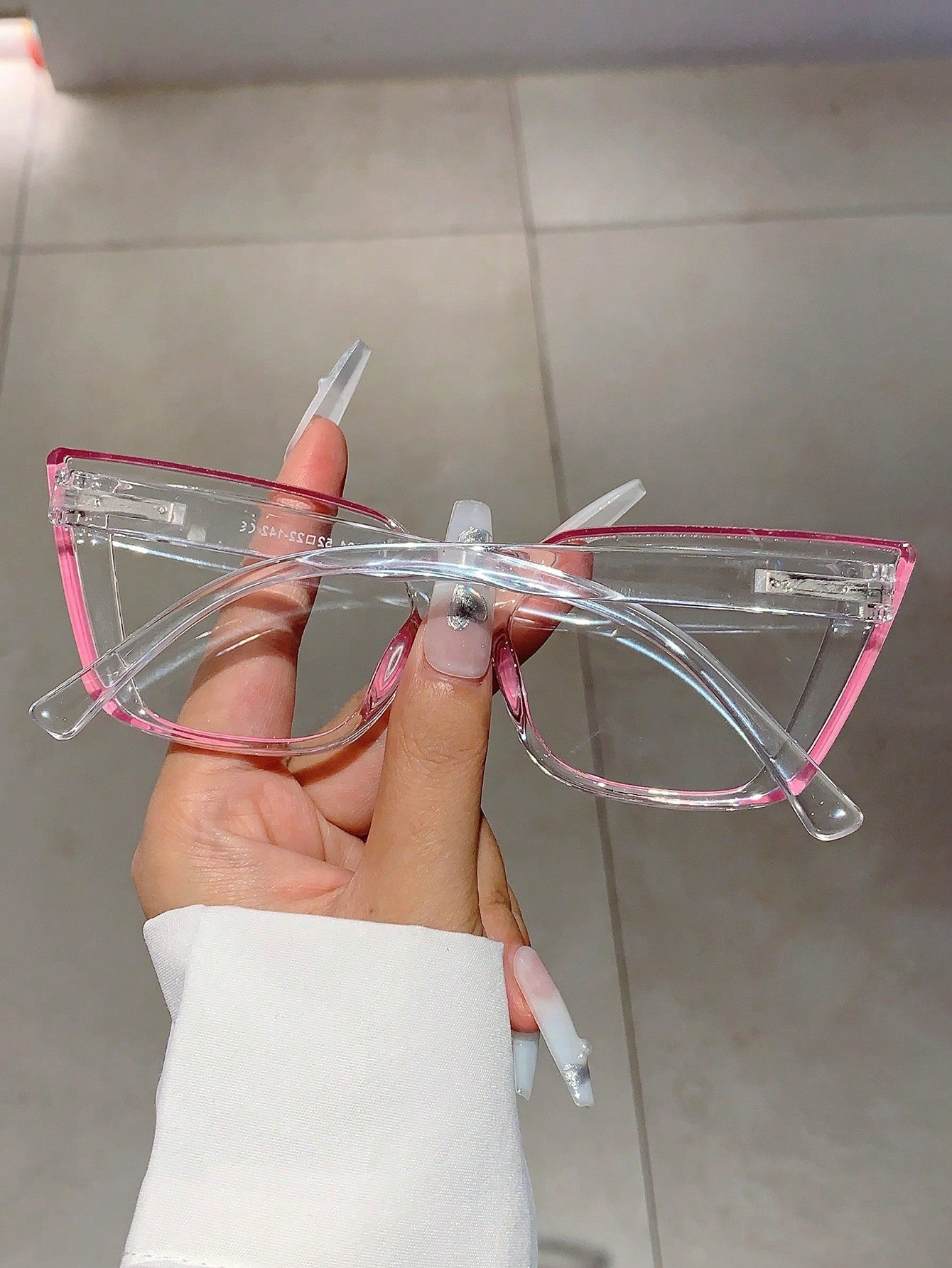 Cat Eye Transparent Minimalist Glasses