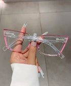 Cat Eye Transparent Minimalist Glasses