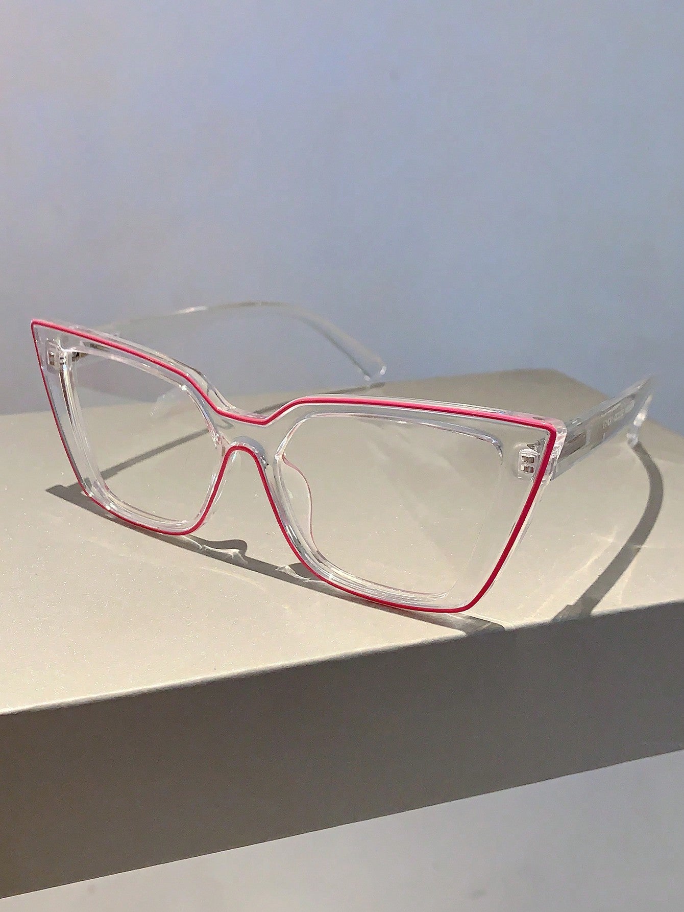 Cat Eye Transparent Minimalist Glasses