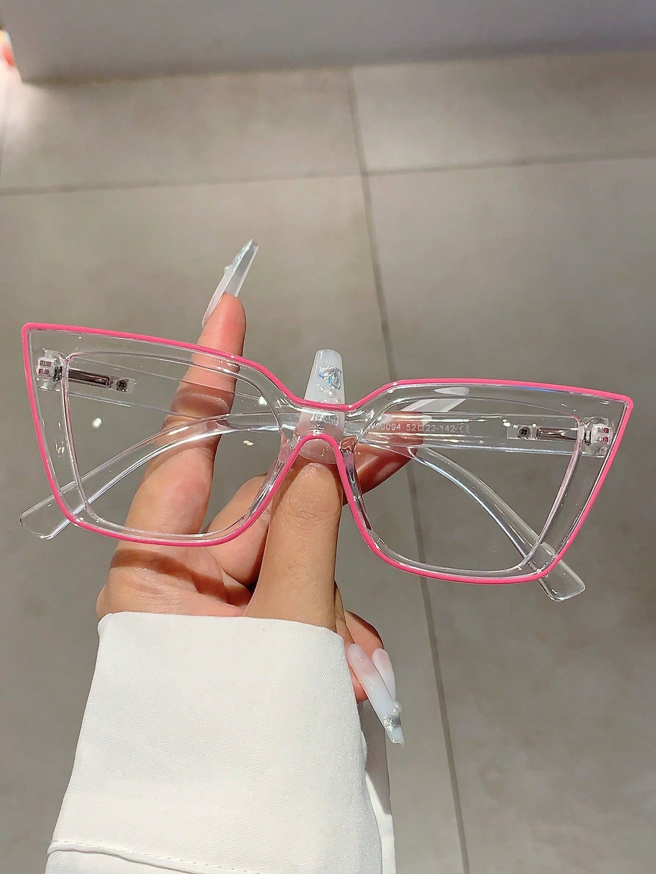 Cat Eye Transparent Minimalist Glasses