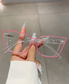 Cat Eye Transparent Minimalist Glasses